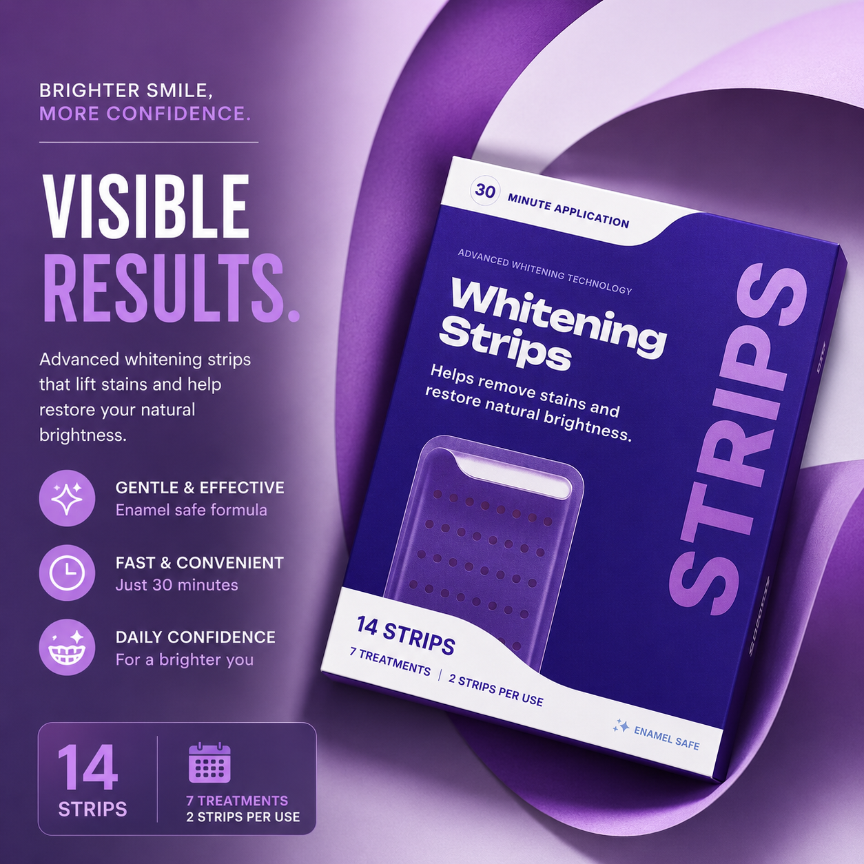 Purple Whitening Strips